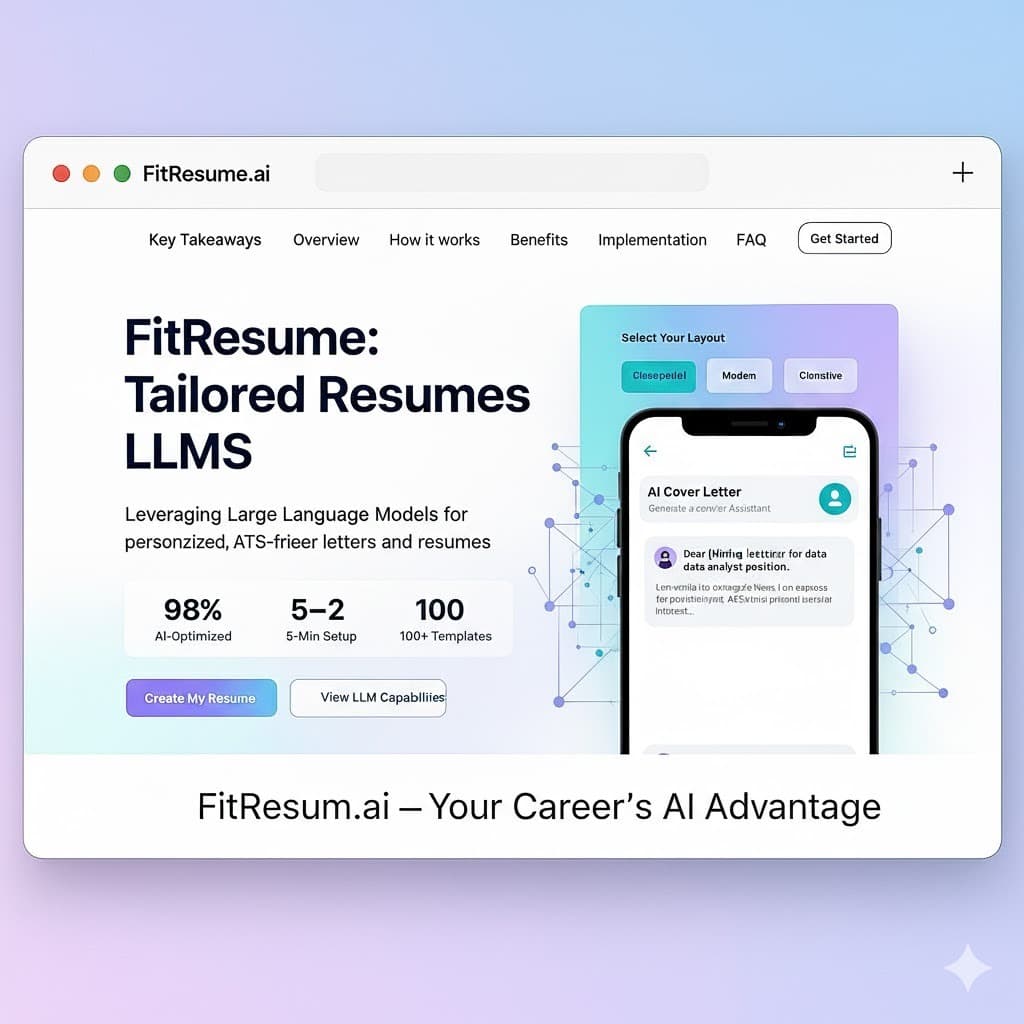 FitResume: Tailored Resumes with LLMs